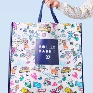 Roller Rabbit x Target Reusable Tote Bag in Hand Exclusively in stores RTS